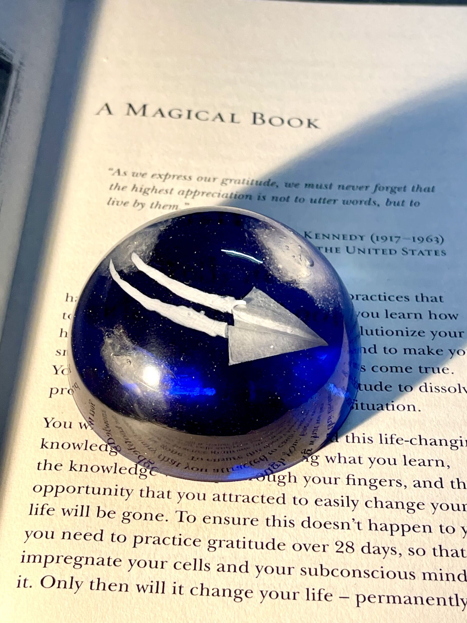 D Resin Paper Plain Paperweight RTPW015