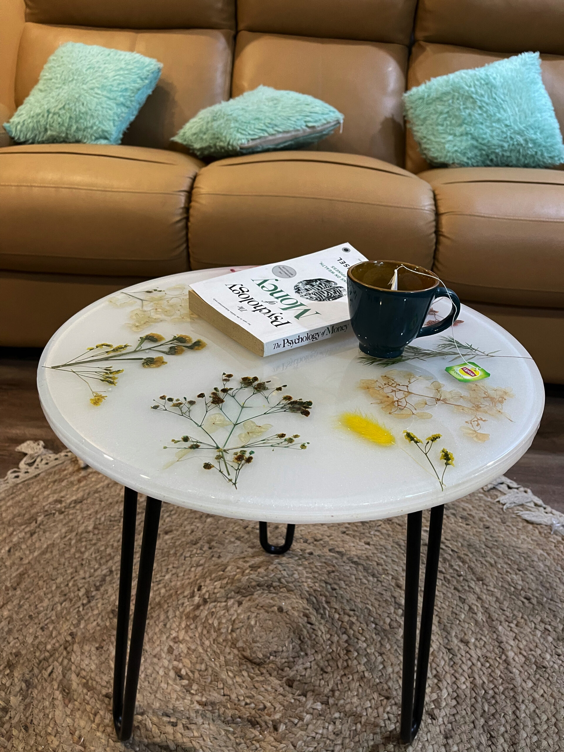 RTRCT04 Resin Floral Coffee Table RTRCT04 Resin Floral Coffee Table