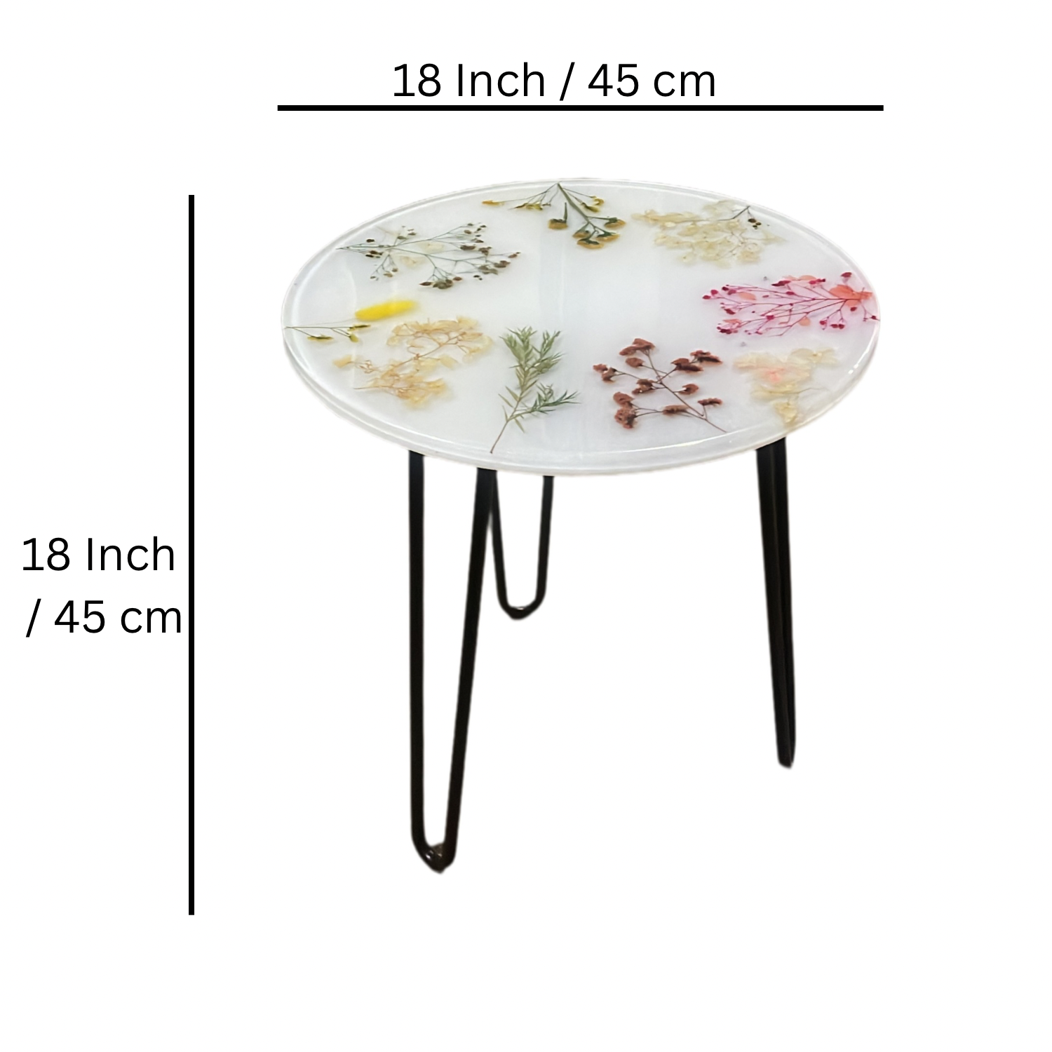 RTRCT04 Resin Floral Coffee Table RTRCT04 Resin Floral Coffee Table
