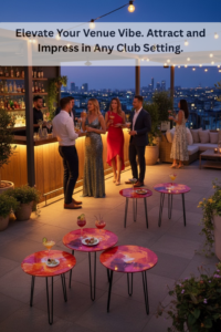 abstract resin 3d coffee table